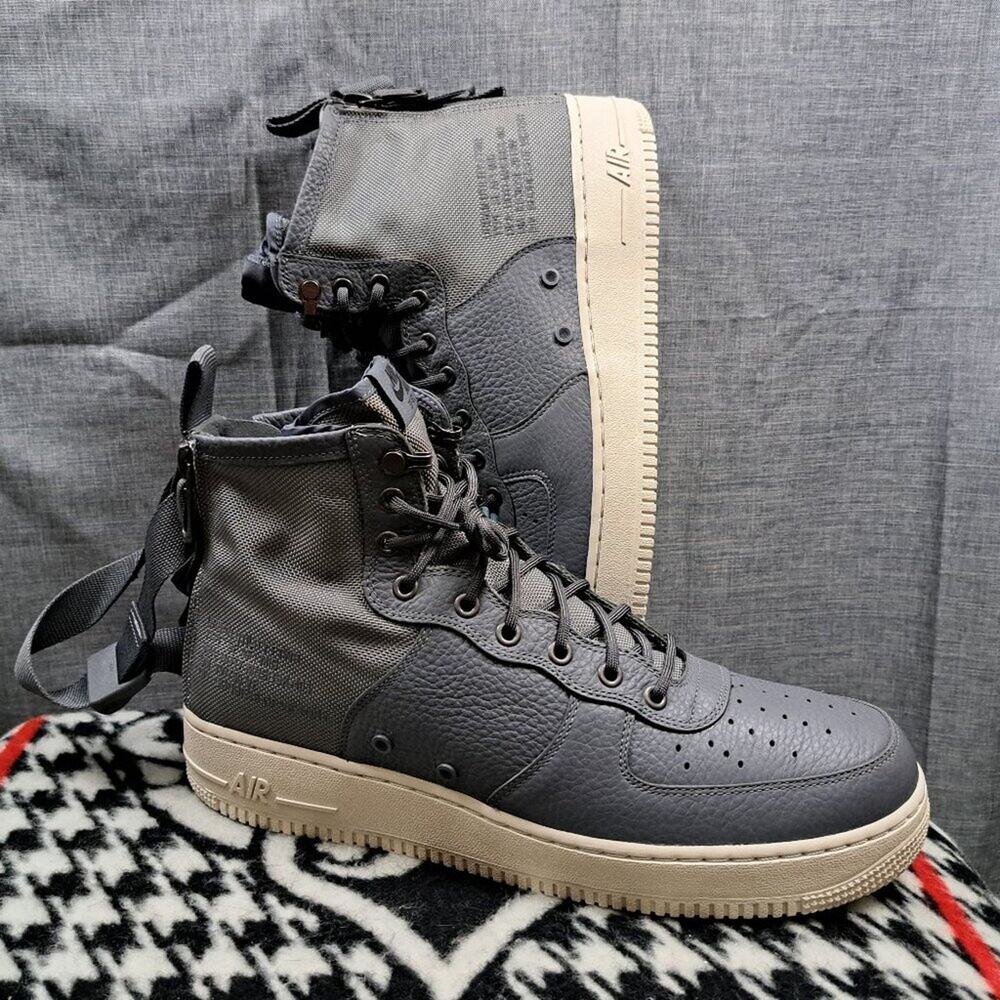 @Size 13 Nike SF Air Force 1 Men 917753-004 Mid Dark Grey 2017 Brand New - A3